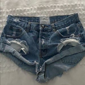 one teaspoon shorts